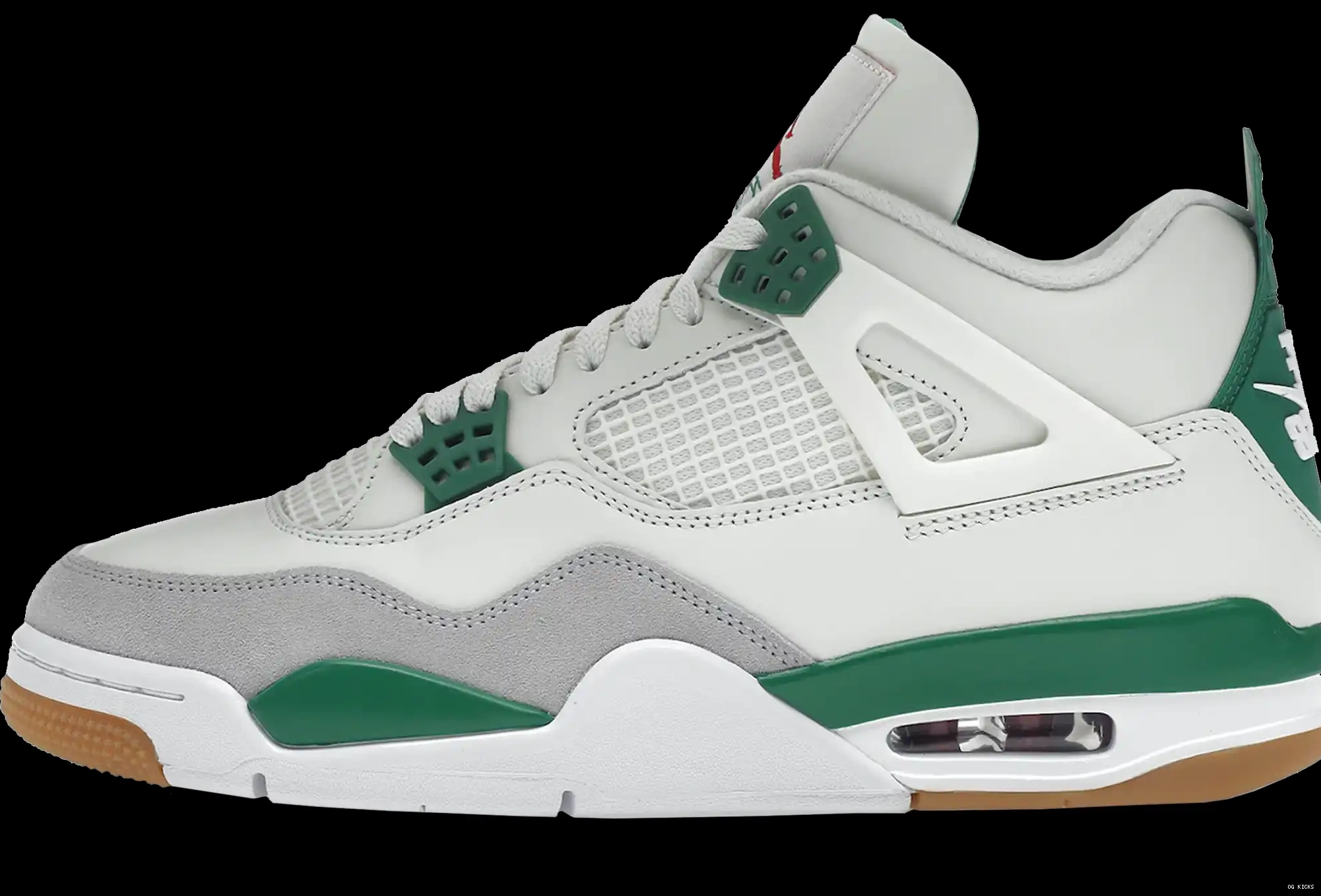 SB x Pine Jordan Nike Green 4 Air Retro 0514